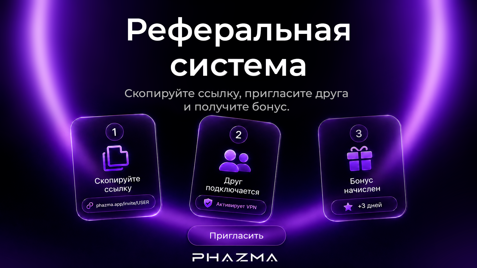 PHAZMA реферальная система